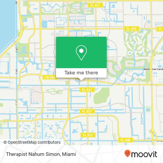 Therapist Nahum Simon map