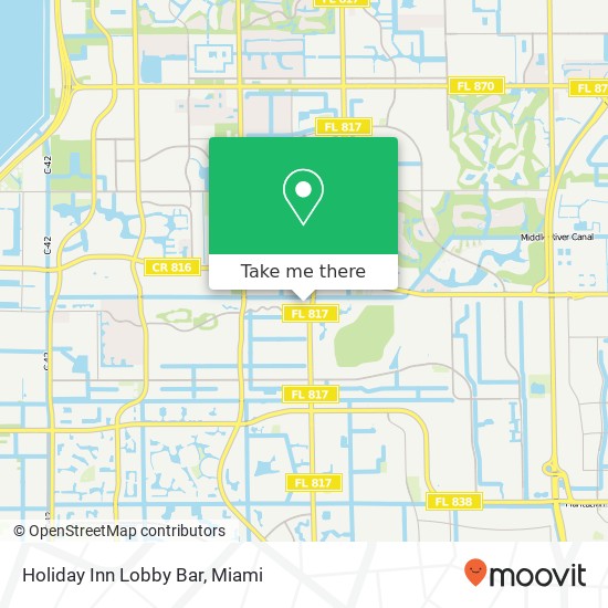 Holiday Inn Lobby Bar map