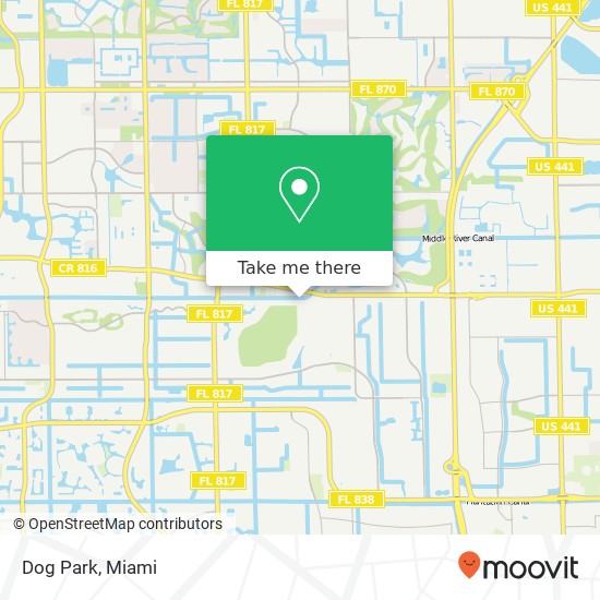 Mapa de Dog Park