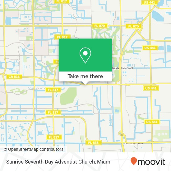 Sunrise Seventh Day Adventist Church map