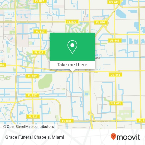 Mapa de Grace Funeral Chapels