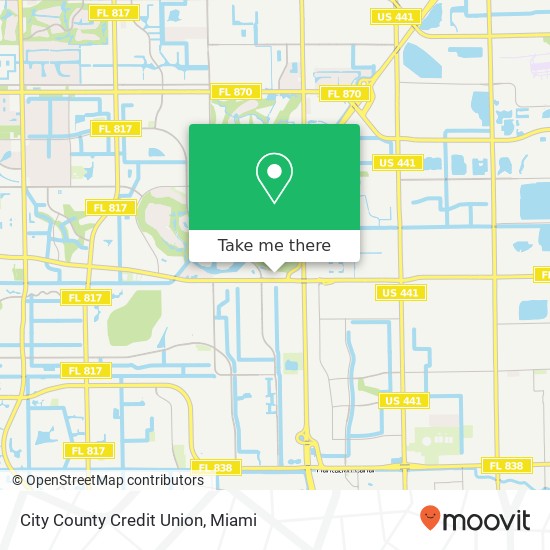 Mapa de City County Credit Union