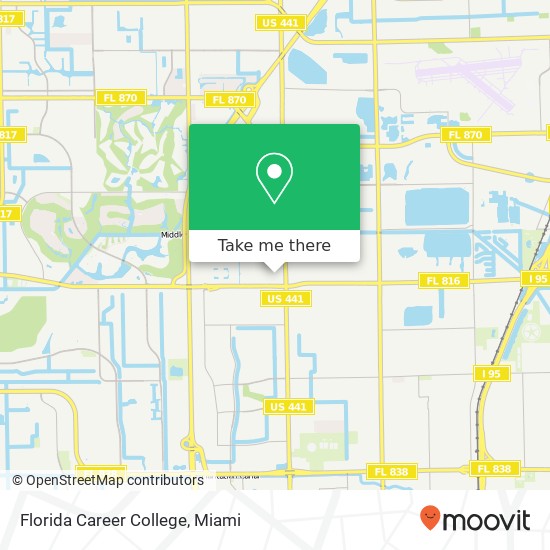 Florida Career College map