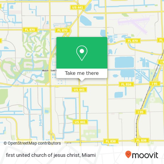 Mapa de first united church of jesus christ