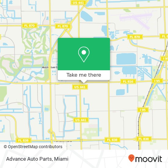 Advance Auto Parts map