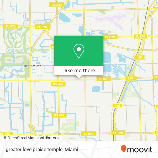 Mapa de greater love praise temple