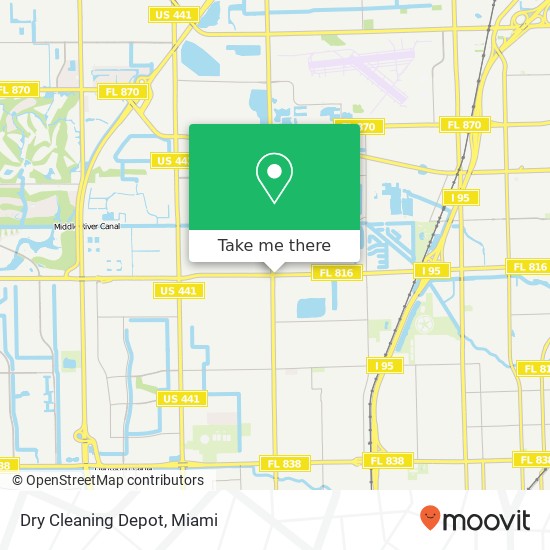 Mapa de Dry Cleaning Depot