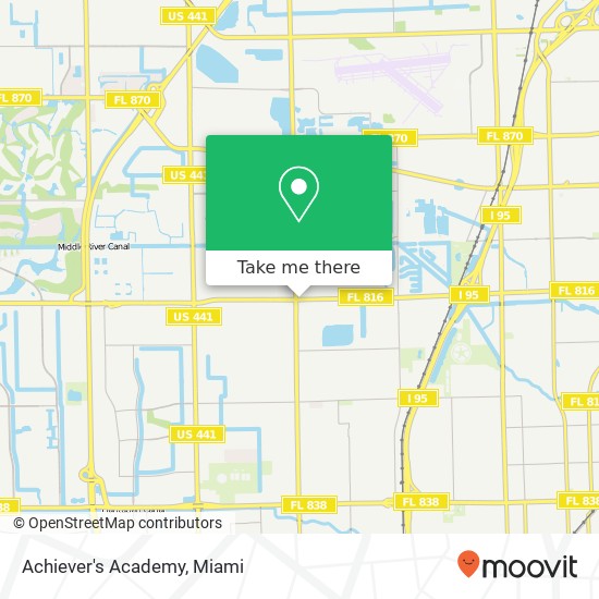 Mapa de Achiever's Academy