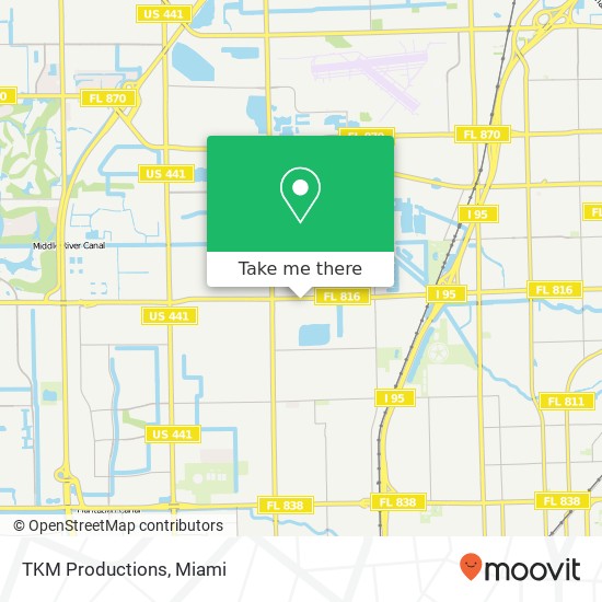 TKM Productions map