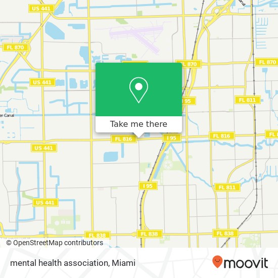 Mapa de mental health association