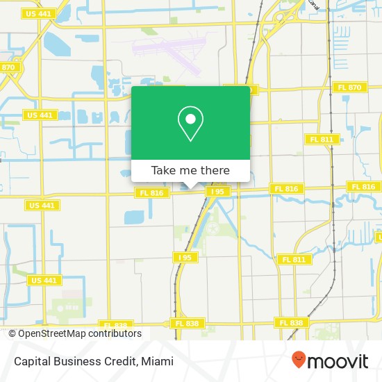 Capital Business Credit map