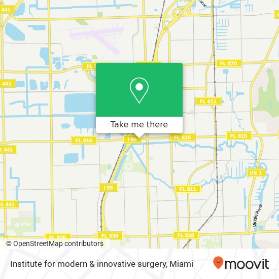 Mapa de Institute for modern & innovative surgery