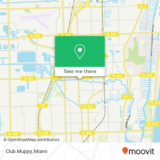 Club Muppy map