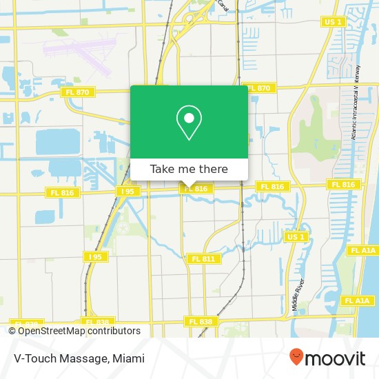 V-Touch Massage map