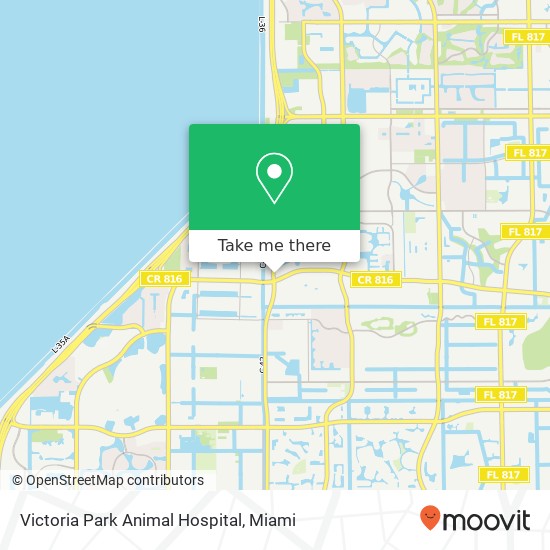 Mapa de Victoria Park Animal Hospital