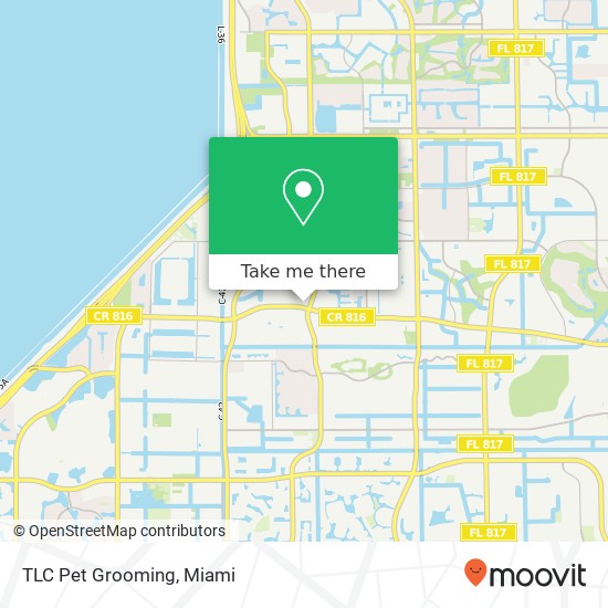 Mapa de TLC Pet Grooming