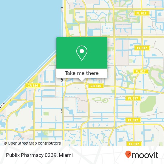 Mapa de Publix Pharmacy 0239