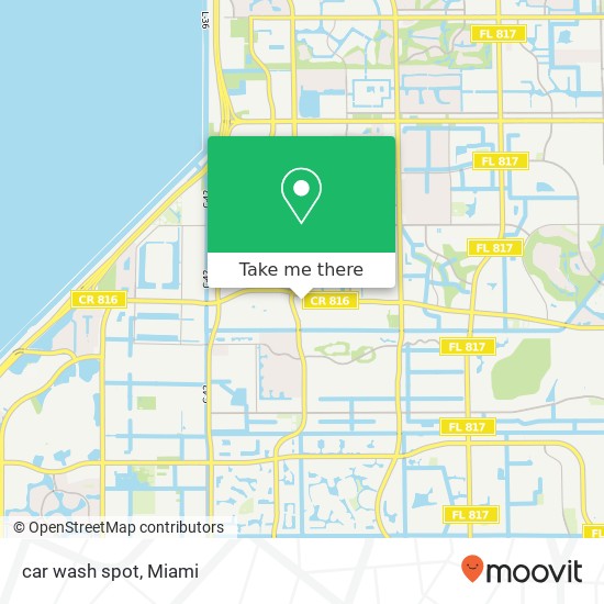 car wash spot map