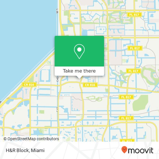 Mapa de H&R Block