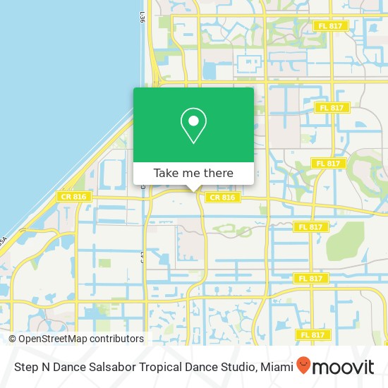 Mapa de Step N Dance Salsabor Tropical Dance Studio
