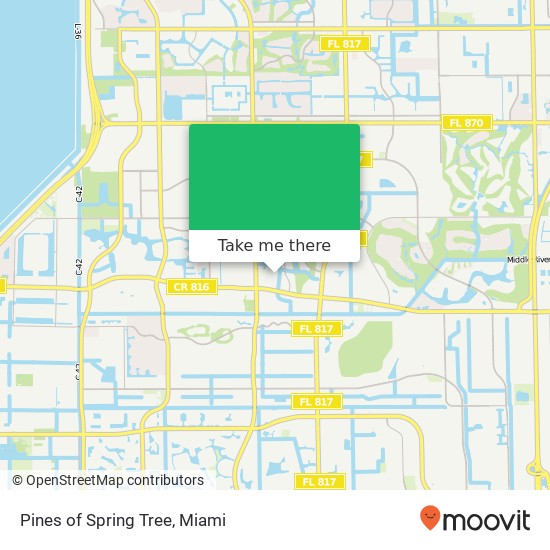 Mapa de Pines of Spring Tree