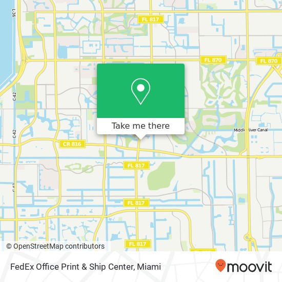 FedEx Office Print & Ship Center map