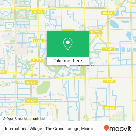 Mapa de International Village - The Grand Lounge