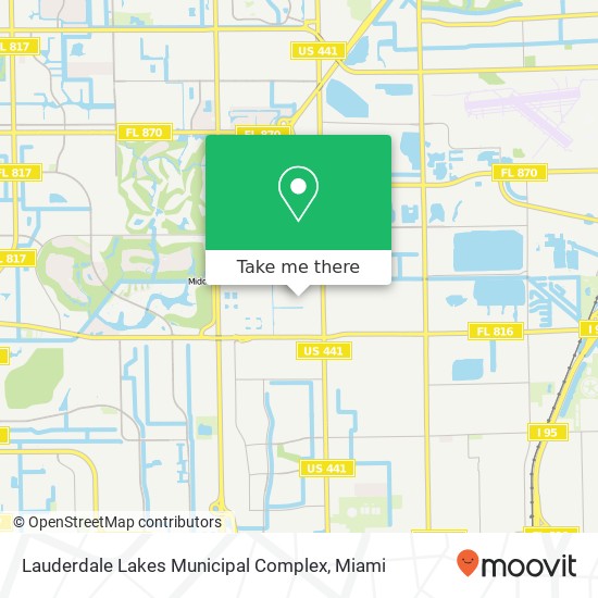 Lauderdale Lakes Municipal Complex map