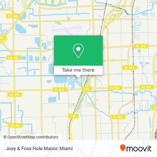 Joey & Foxx Hole Manor map