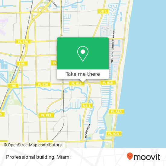 Mapa de Professional building