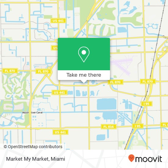 Mapa de Market My Market