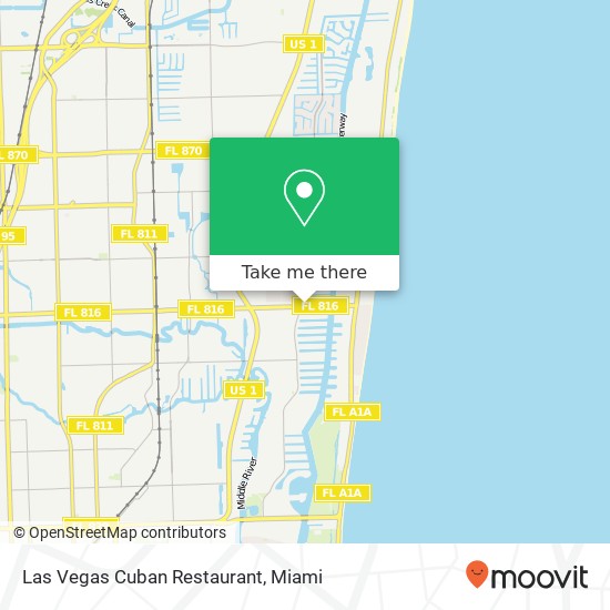 Mapa de Las Vegas Cuban Restaurant
