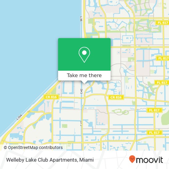 Welleby Lake Club Apartments map