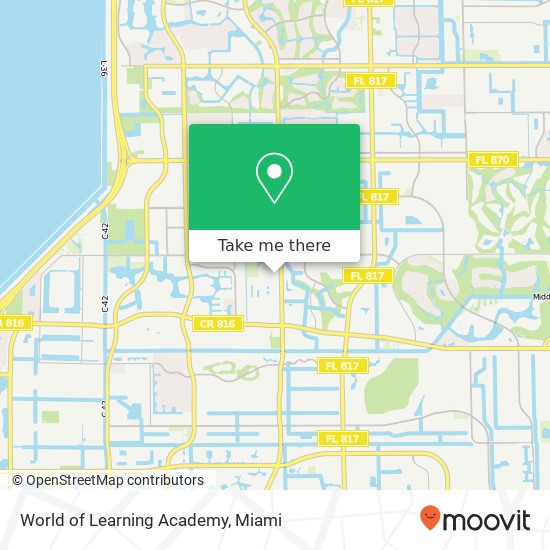 World of Learning Academy map