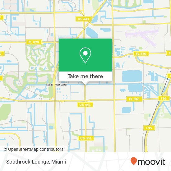 Mapa de Southrock Lounge