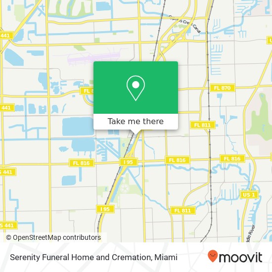 Mapa de Serenity Funeral Home and Cremation