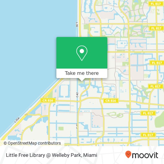 Little Free Library @ Welleby Park map