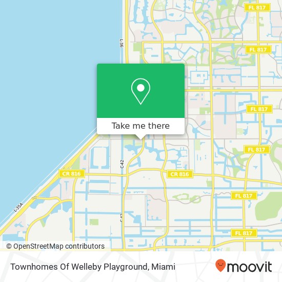 Townhomes Of Welleby Playground map
