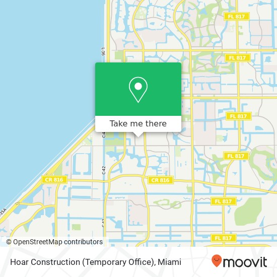 Hoar Construction (Temporary Office) map