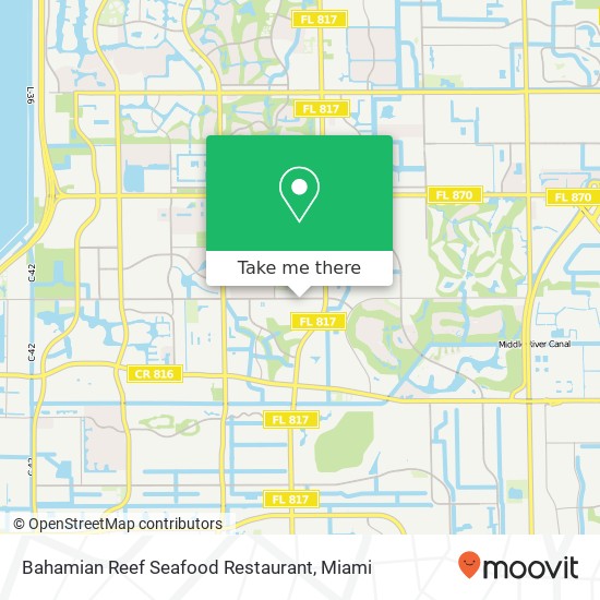 Bahamian Reef Seafood Restaurant map