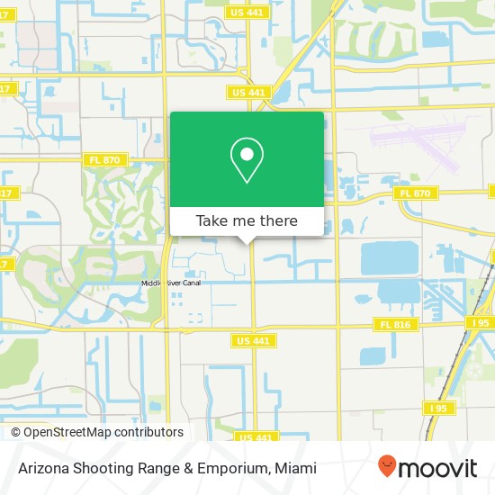 Arizona Shooting Range & Emporium map
