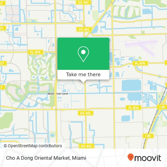Cho A Dong Oriental Market map