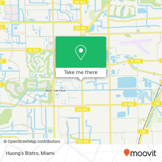 Huong's Bistro map