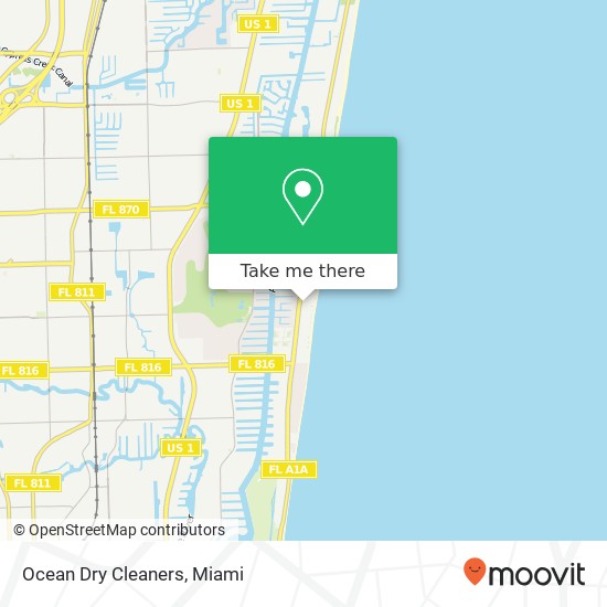 Ocean Dry Cleaners map