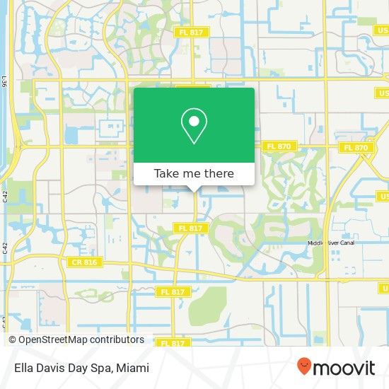 Ella Davis Day Spa map