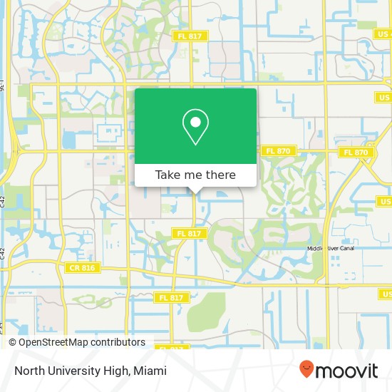 North University High map