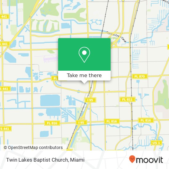 Mapa de Twin Lakes Baptist Church