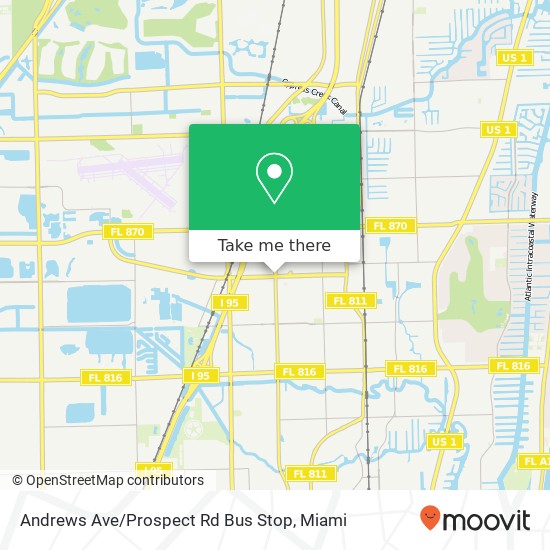 Andrews Ave / Prospect Rd Bus Stop map