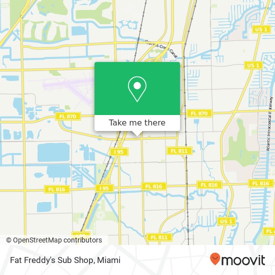 Fat Freddy's Sub Shop map