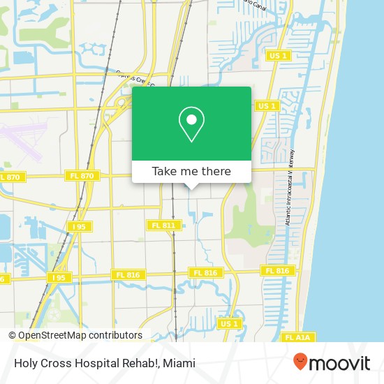 Mapa de Holy Cross Hospital Rehab!